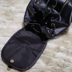 Arizona Jean Company | Bags | Black Faux Leather Backpack  display picture 1